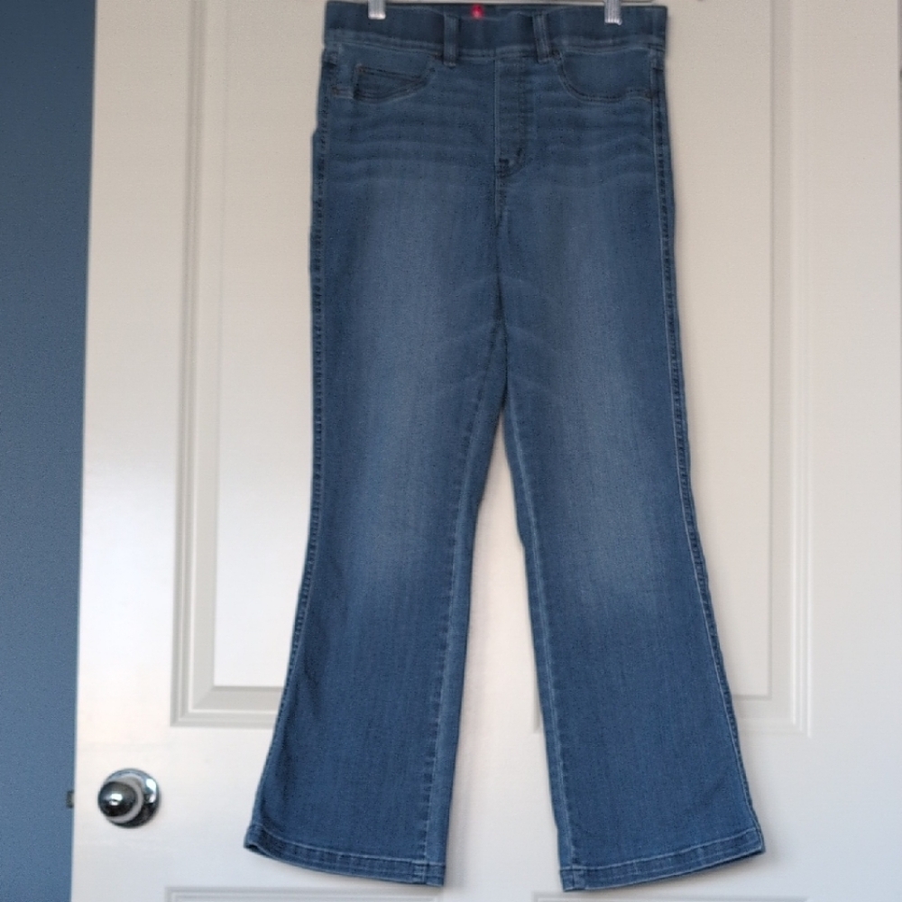 SPANX Women's Kick Flare Jeans in Blue